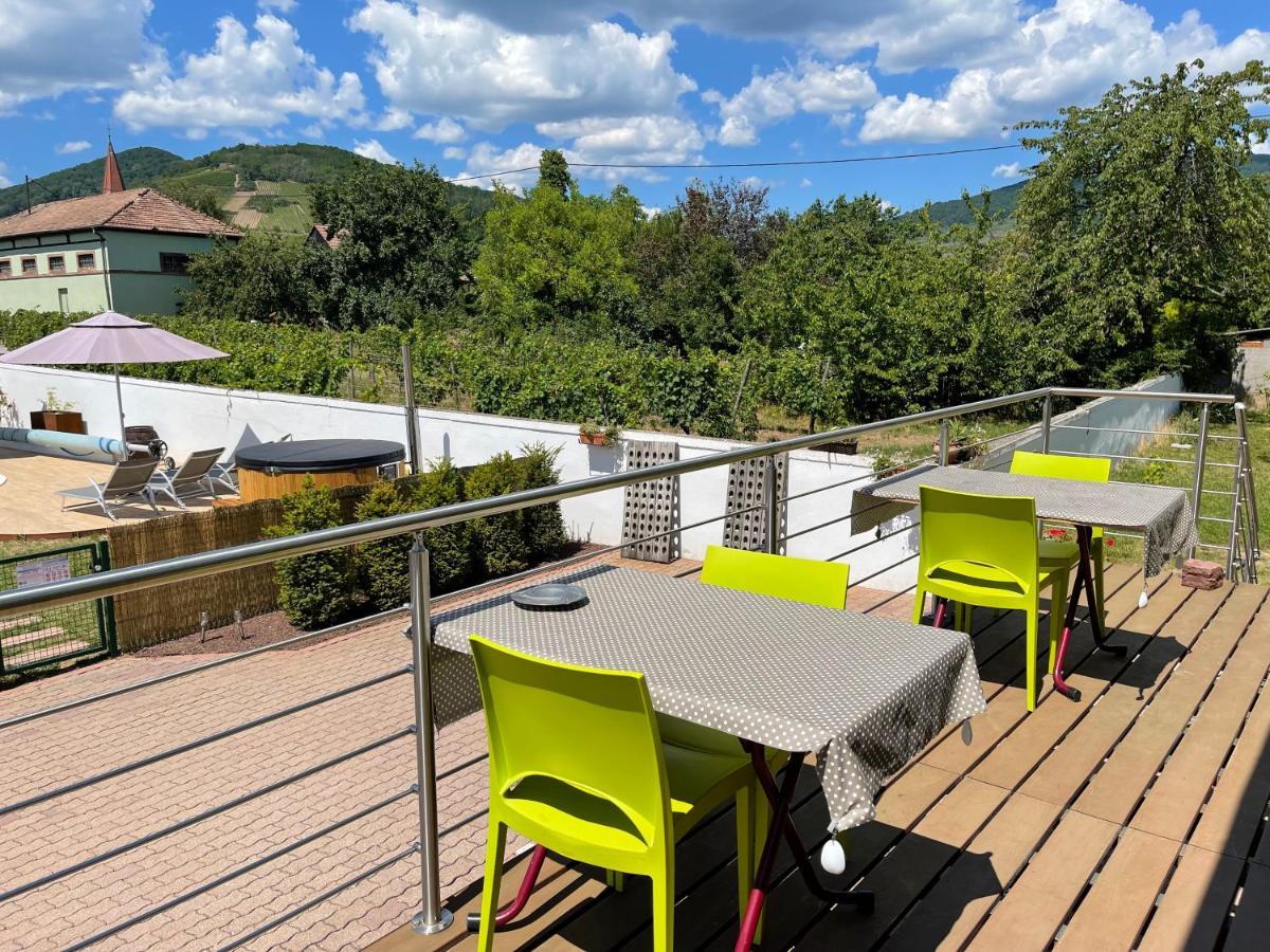 Alsacebnb - Gite 12 Personnes Dans Le Vignoble - Piscine Privee & Spa Ammerschwihr Ngoại thất bức ảnh